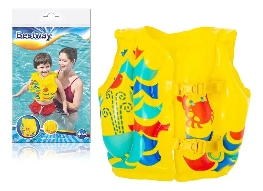 Flotador Chaleco Salvavidas Inflable Niños Bestway 32069