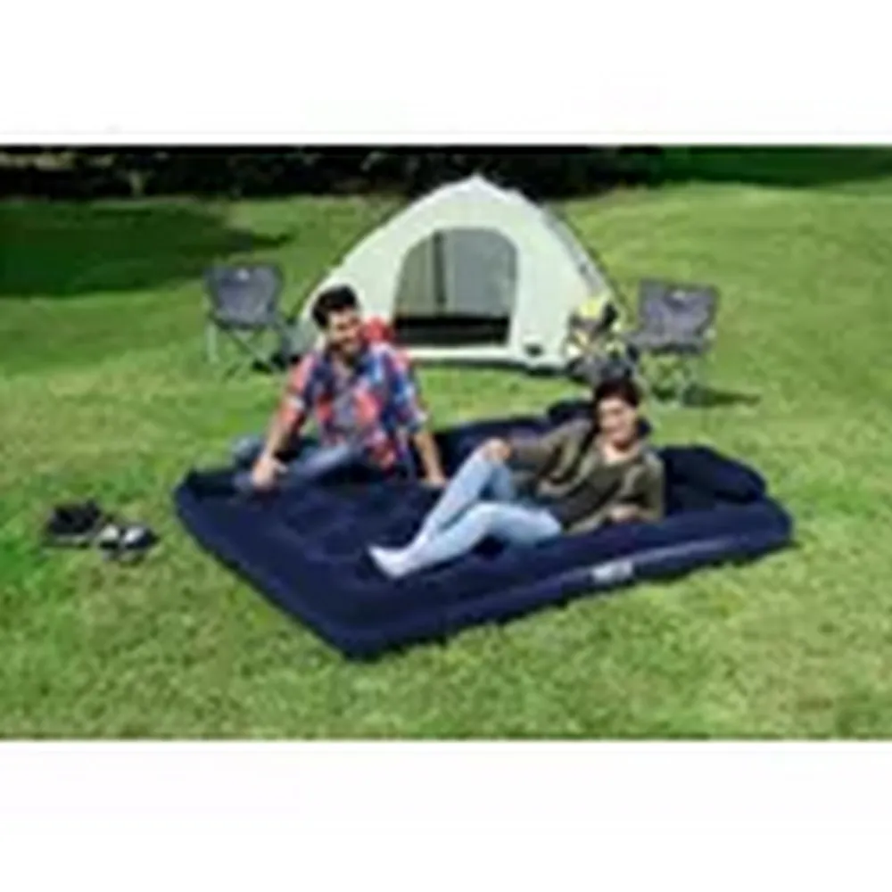 Colchón Inflable Doble Camping +2 Almohadas+inflador Bestway