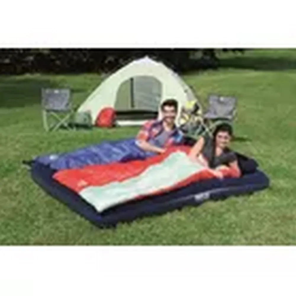 Colchón Inflable Doble Camping +2 Almohadas+inflador Bestway