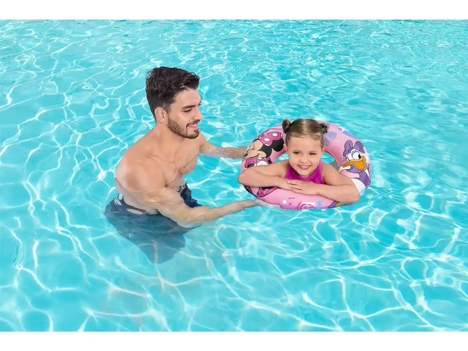 Flotador Piscina Aro Bestway Minnie Mouse Daisy Niñas 91040