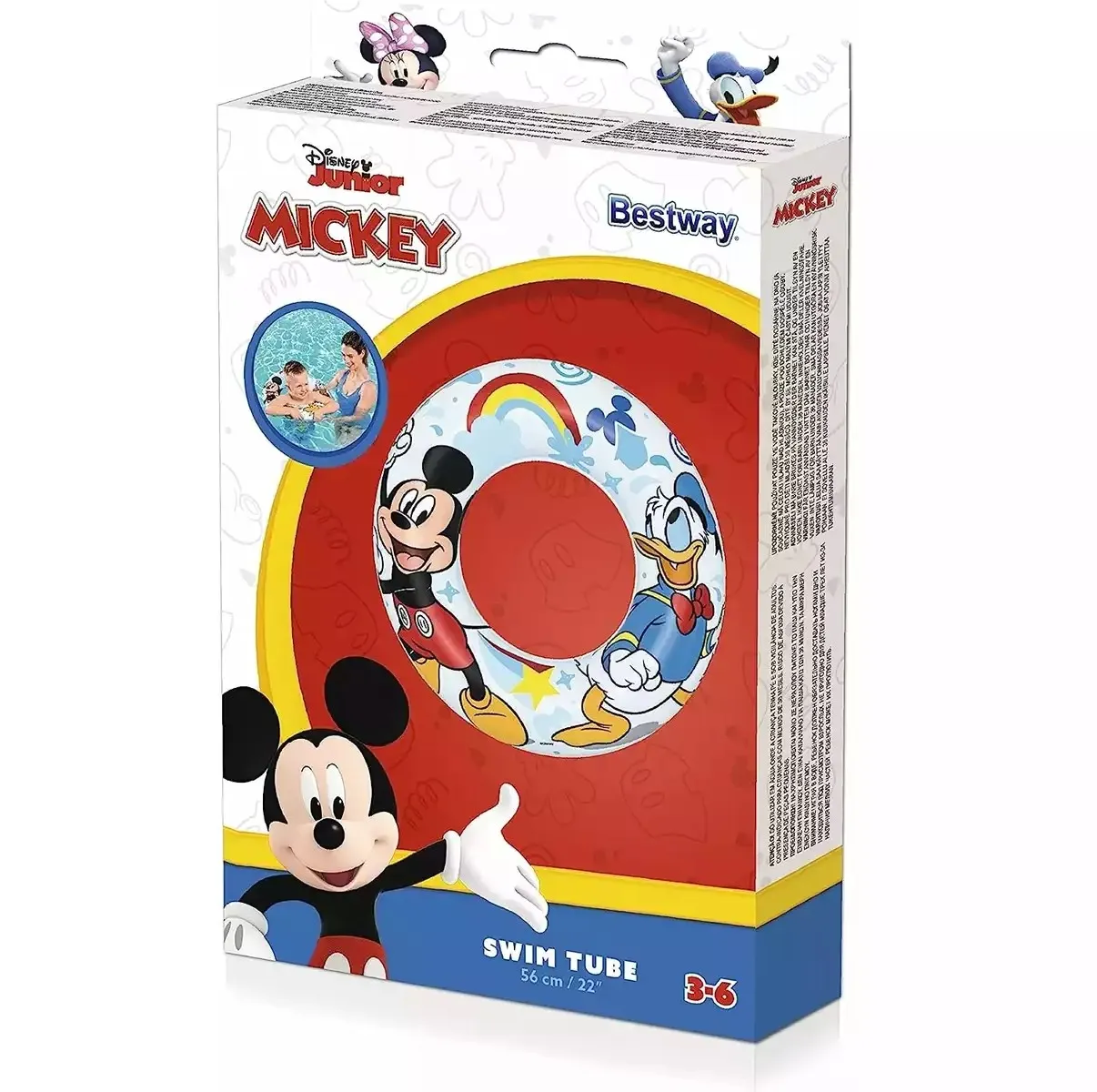 Flotador Piscina Aro Bestway Mickey Mouse Unisex 91004 