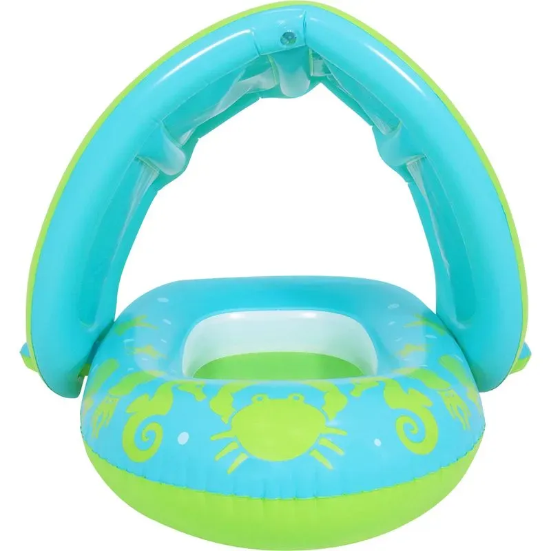 Flotador Lancha Marino Techo Protector Uv Niña Bestway 34091