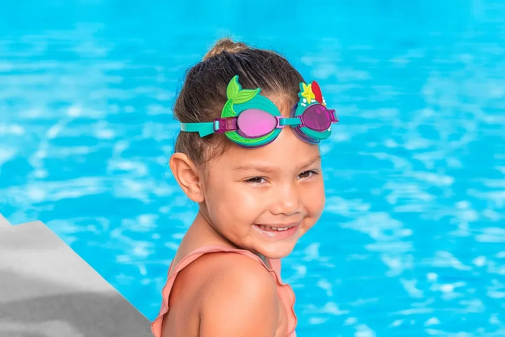 Gafas De Natacion Bestway 21080 Protección Uv Niños Unisex