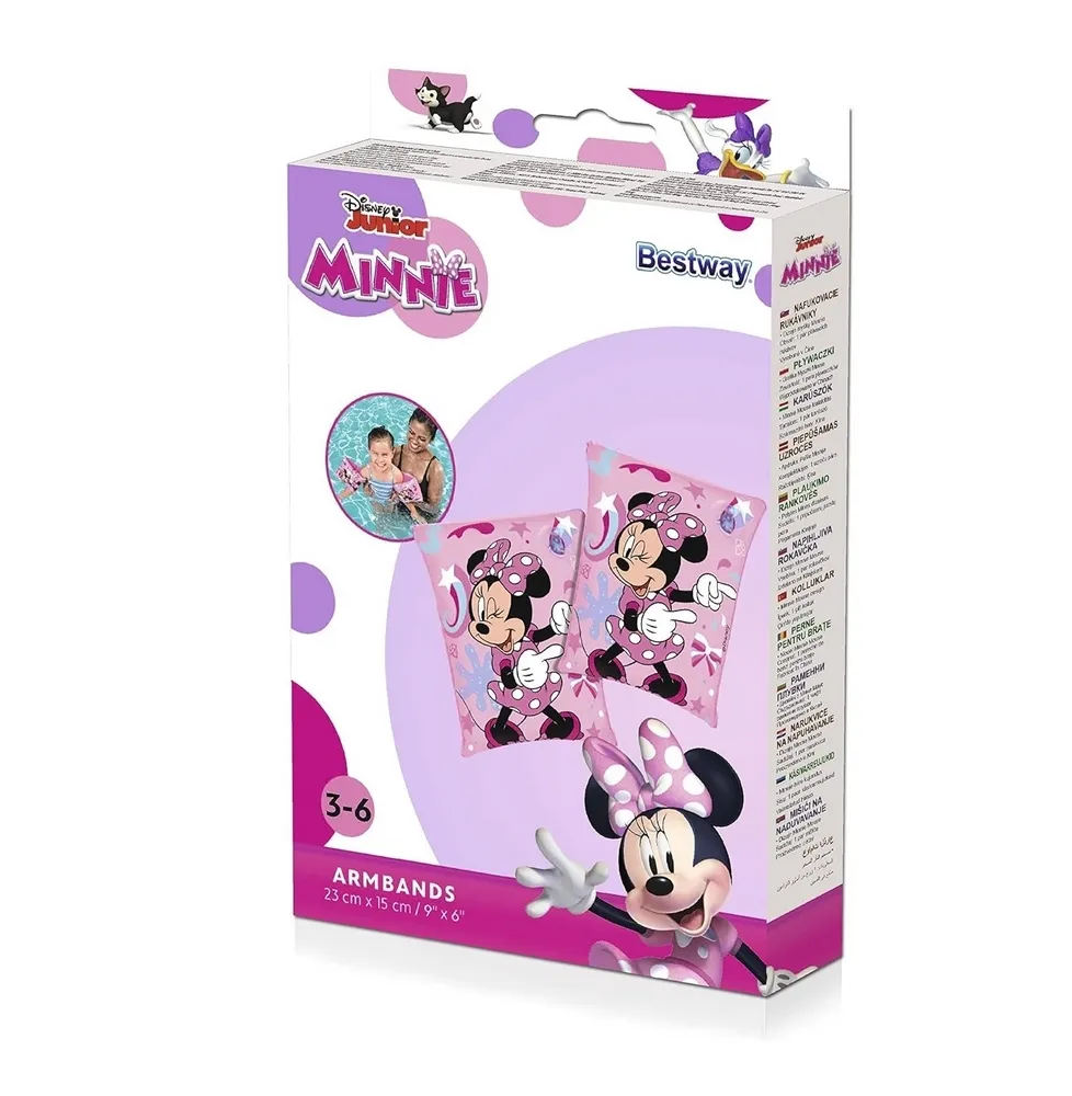 Flotadores Inflables Bestway Brazos Minnie Disney Niña 91038