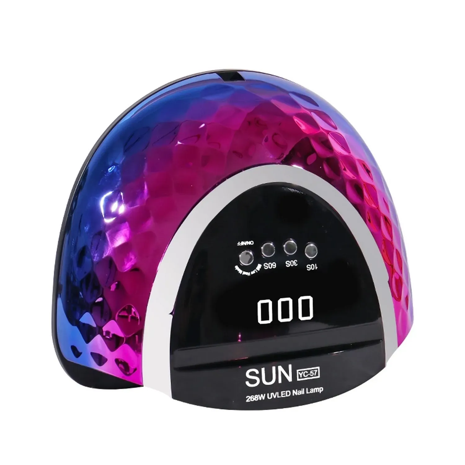 Lámpara De Uñas Secador Uv Led 268w Rgb Profesional Sun Yc57