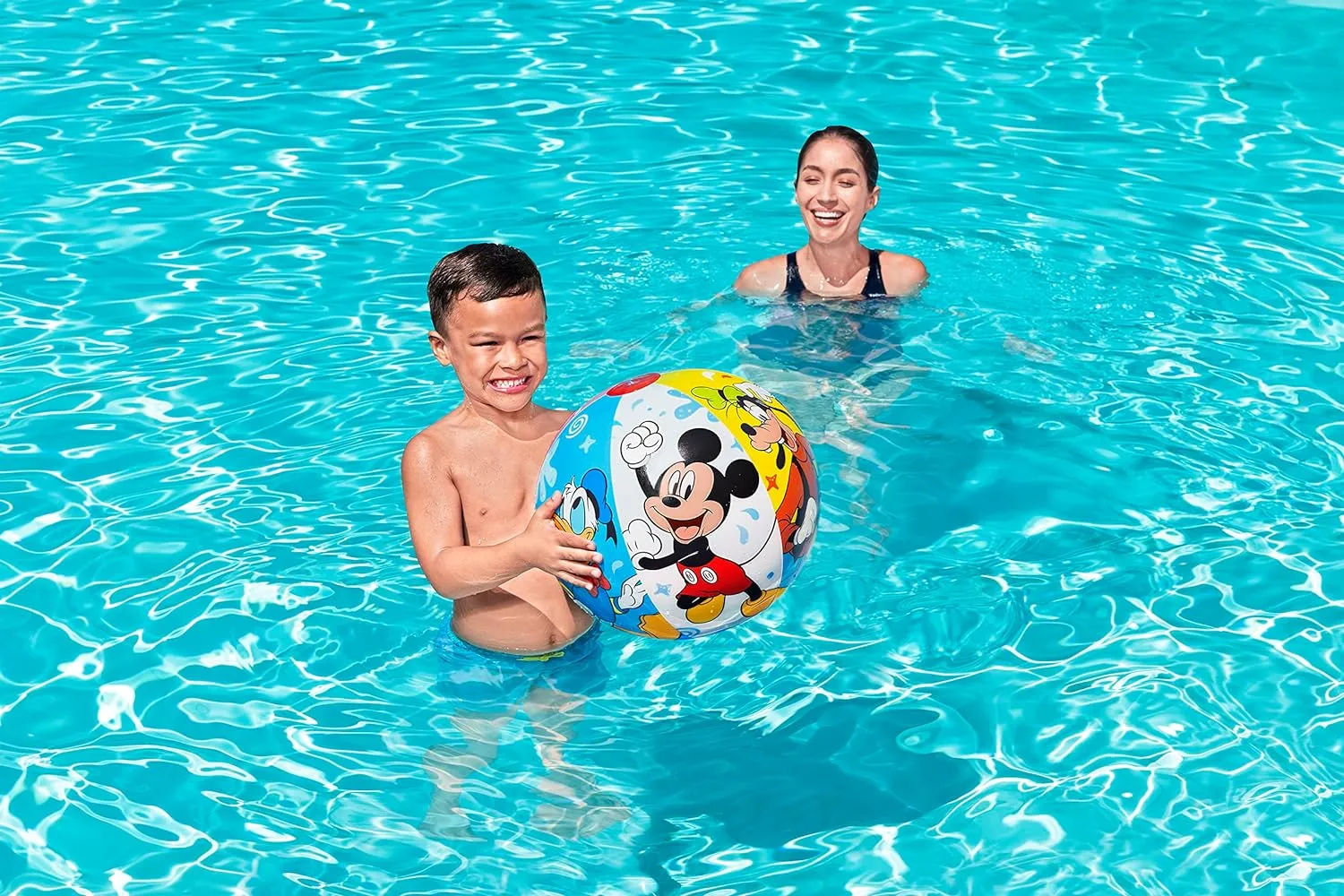 Pelota De Playa Inflable Mickey Mouse Bestway Unisex 91098