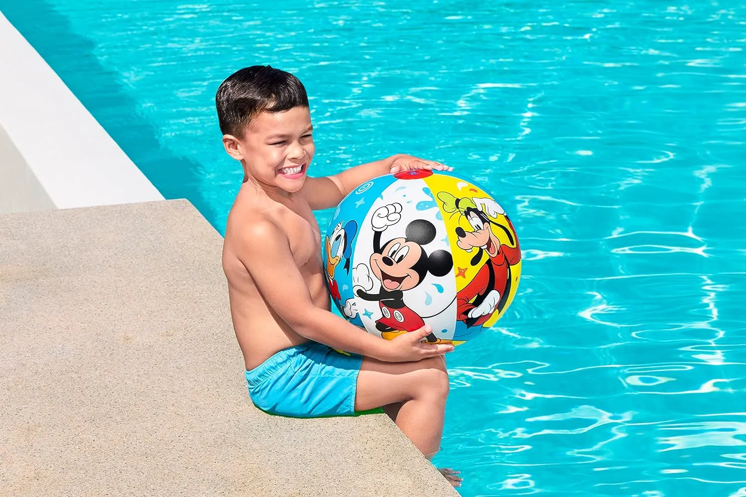 Pelota De Playa Inflable Mickey Mouse Bestway Unisex 91098