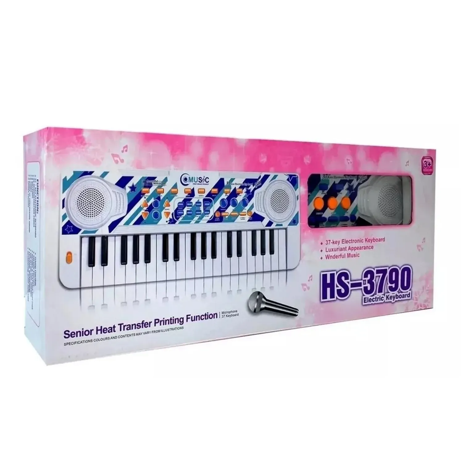 Piano Organeta Teclado Musical Unisex Electrico Juguete