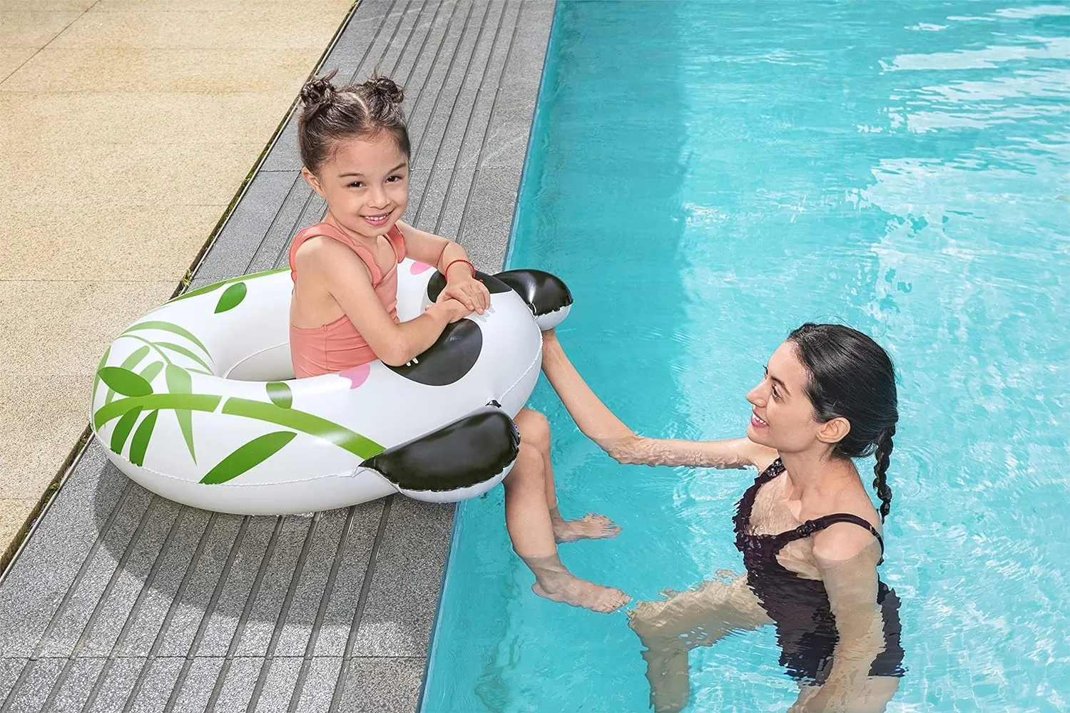 Flotador Piscina Aro Bestway Panda Color 36351 Unisex Niños