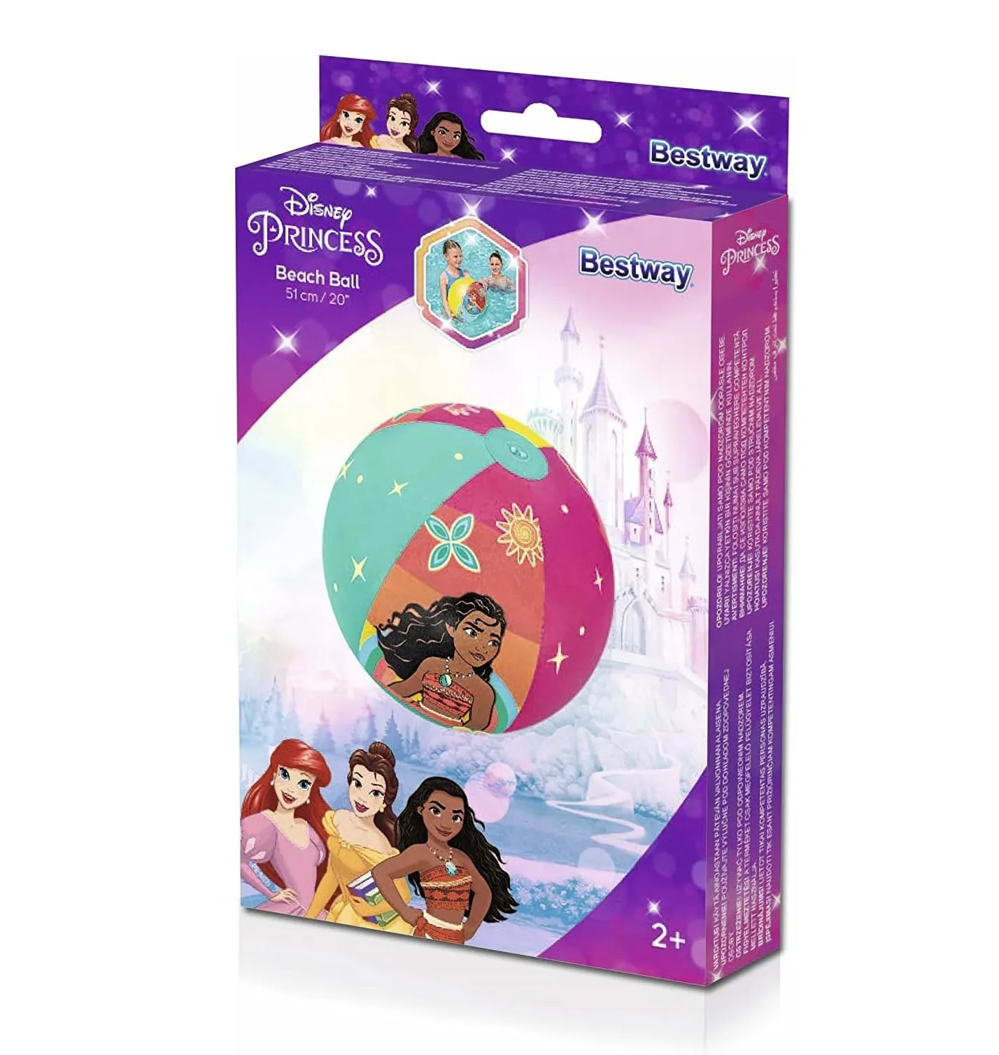 Pelota De Playa Inflable Princesas Disney Niña Bestway 91042