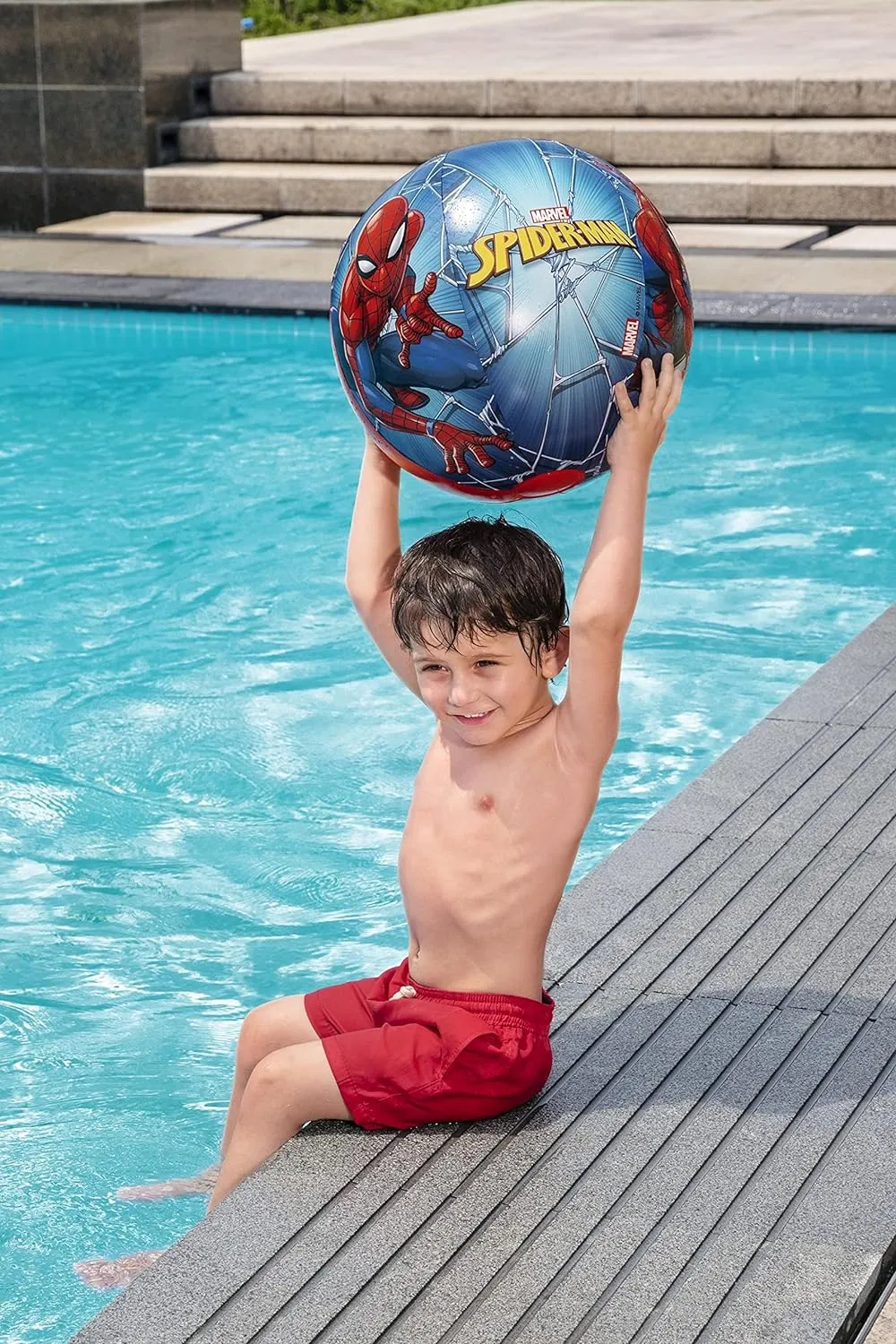 Pelota Inflable Piscina Spiderman Hombre Araña Bestway 98002