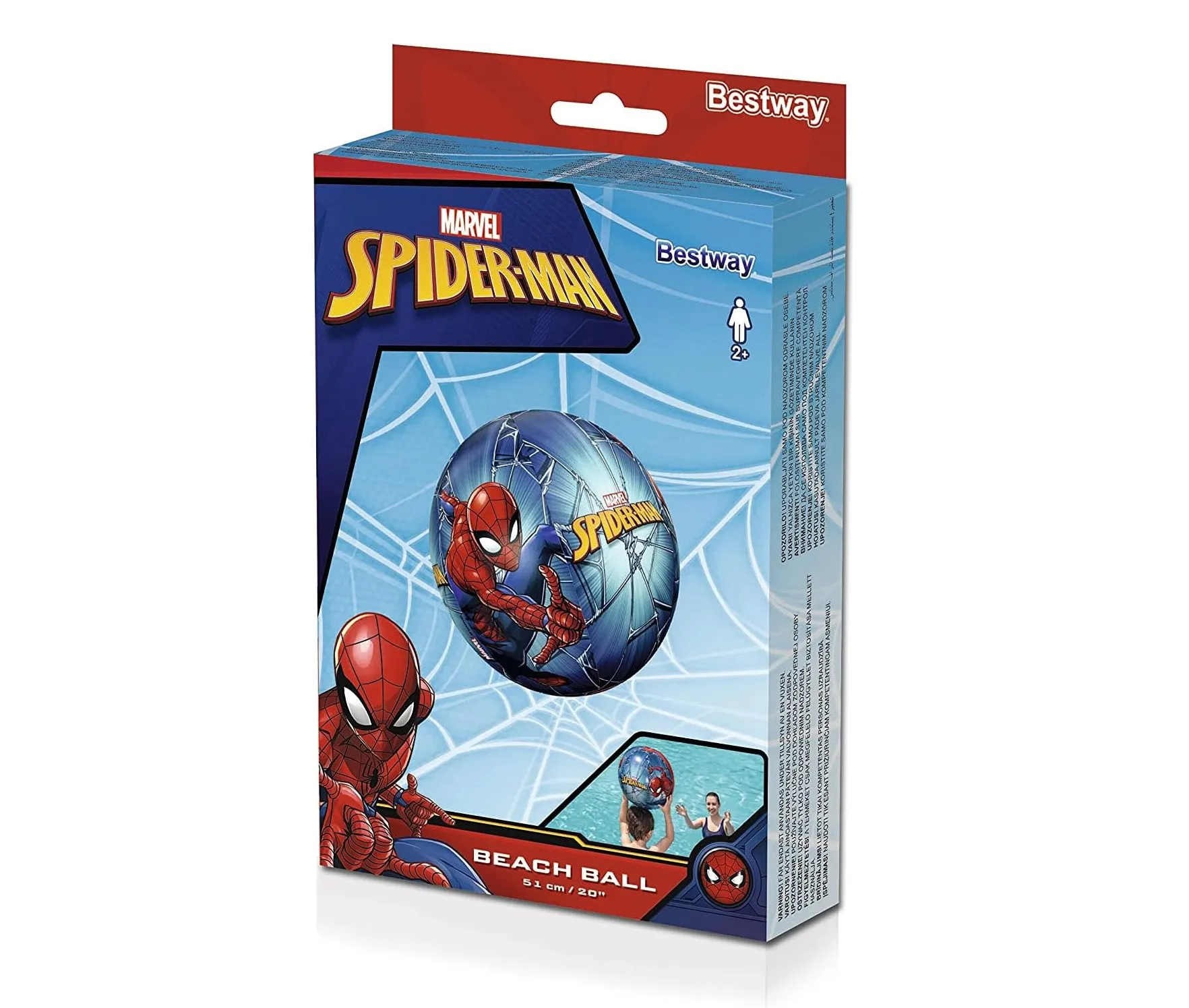 Pelota Inflable Piscina Spiderman Hombre Araña Bestway 98002