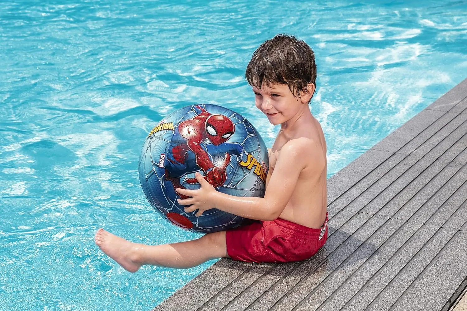 Pelota Inflable Piscina Spiderman Hombre Araña Bestway 98002