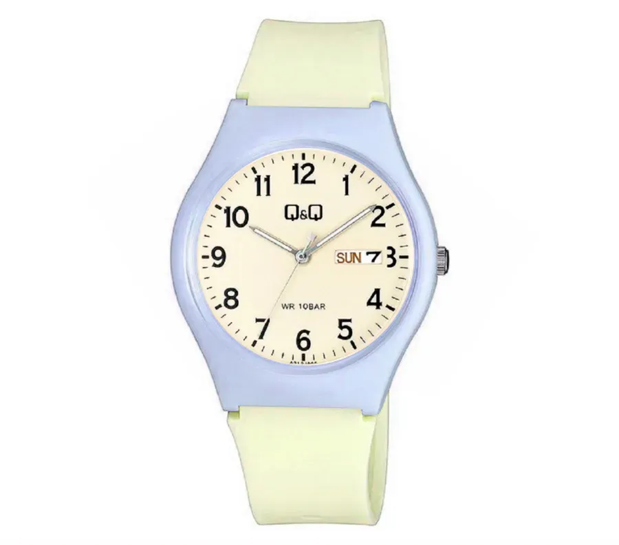 Reloj Q&q Qyq Deportivo Colores Pastel Impermeable + Estuche