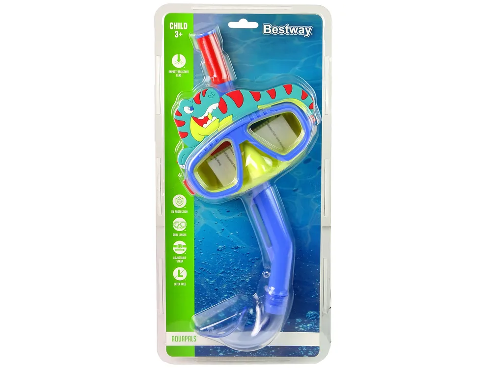 Careta Snorkel Kit Buceo Resistente Niños 24059 Bestway