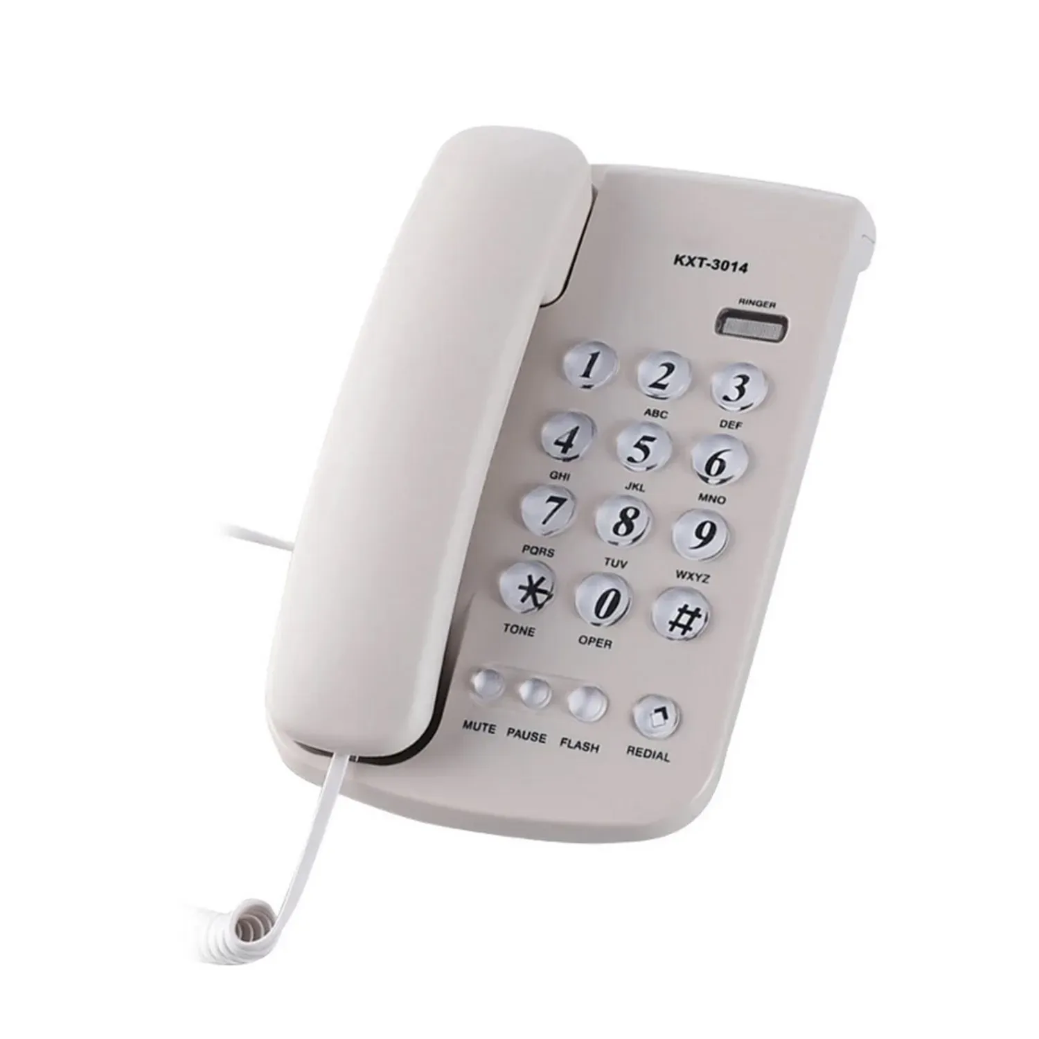 Telefono Fijo Escritorio Casa Mesa Pared Alambrico Kxt-3014