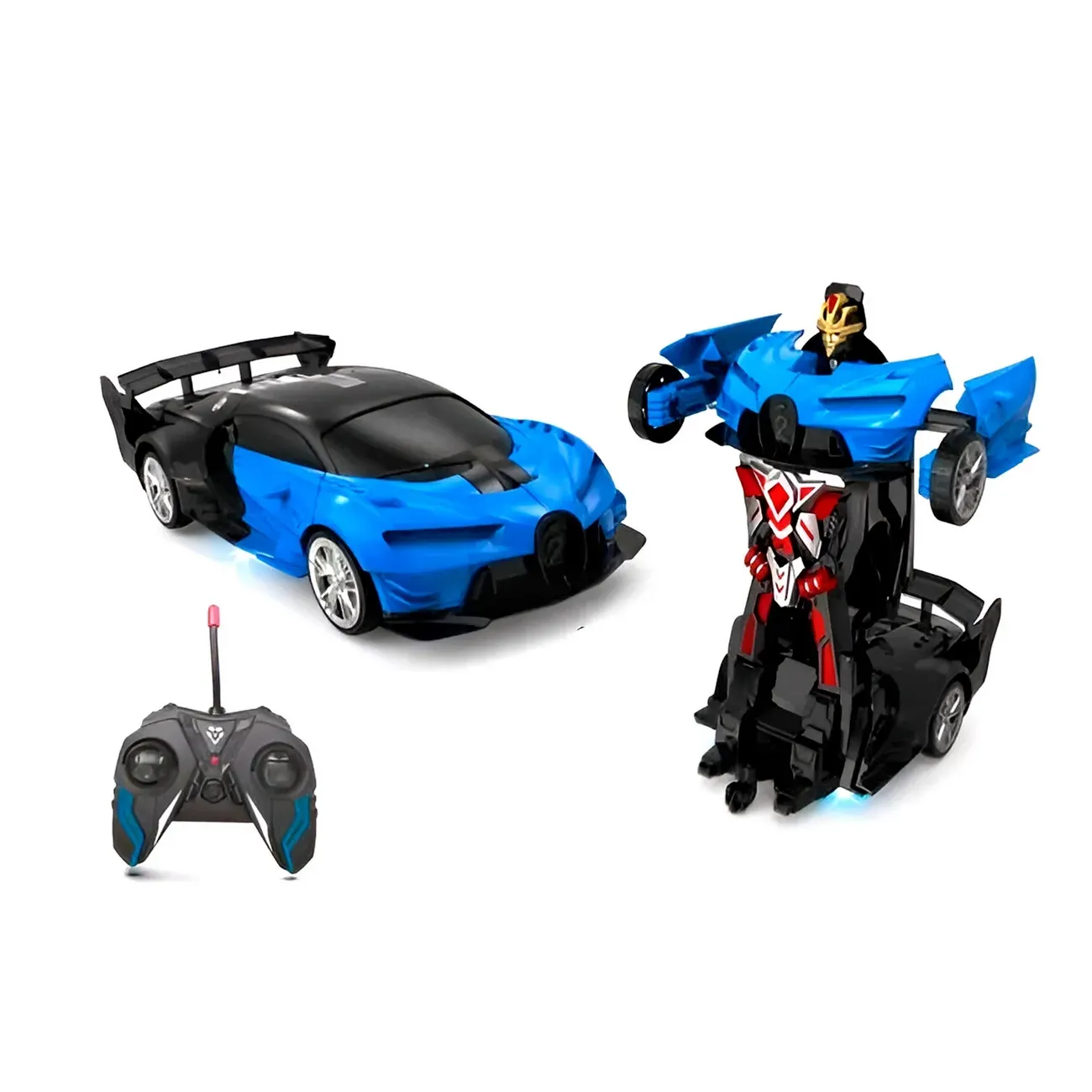 Carro Control Remoto Transformers En Robot Recargable Pagani