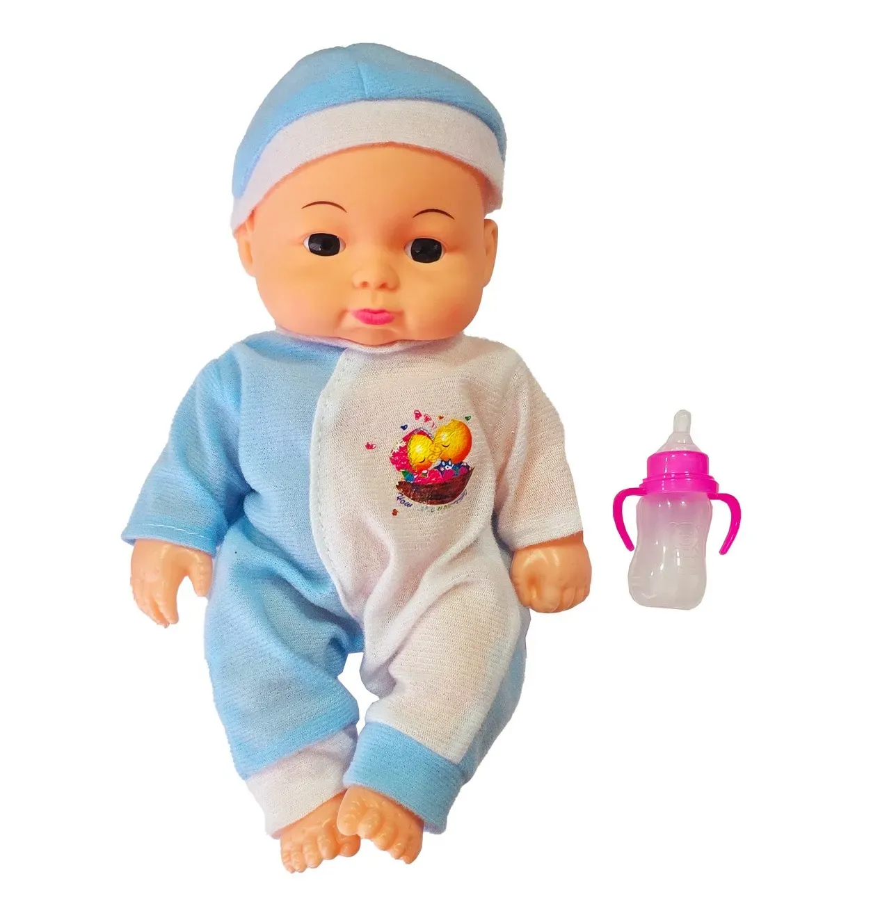 Muñeca Bebe Pijama Tetero Juguete Niñas Interactivo Bolso