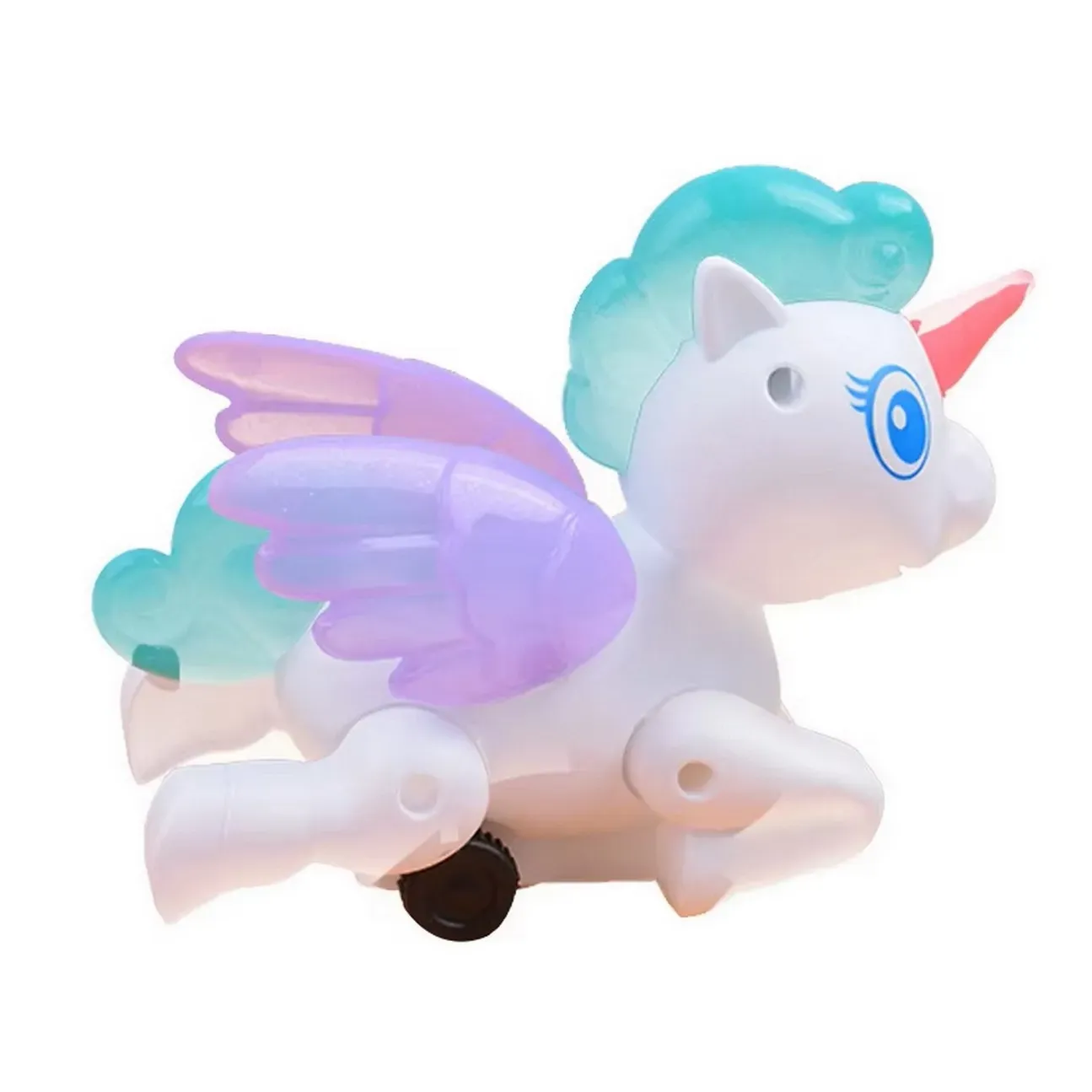 Carros De Cuerda Unicornio Pony Juguete Niñas X 4 Unidades