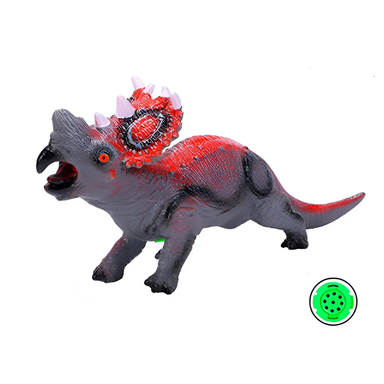 Figura Dinosaurio Triceratops Jurassic Sonido Feroz