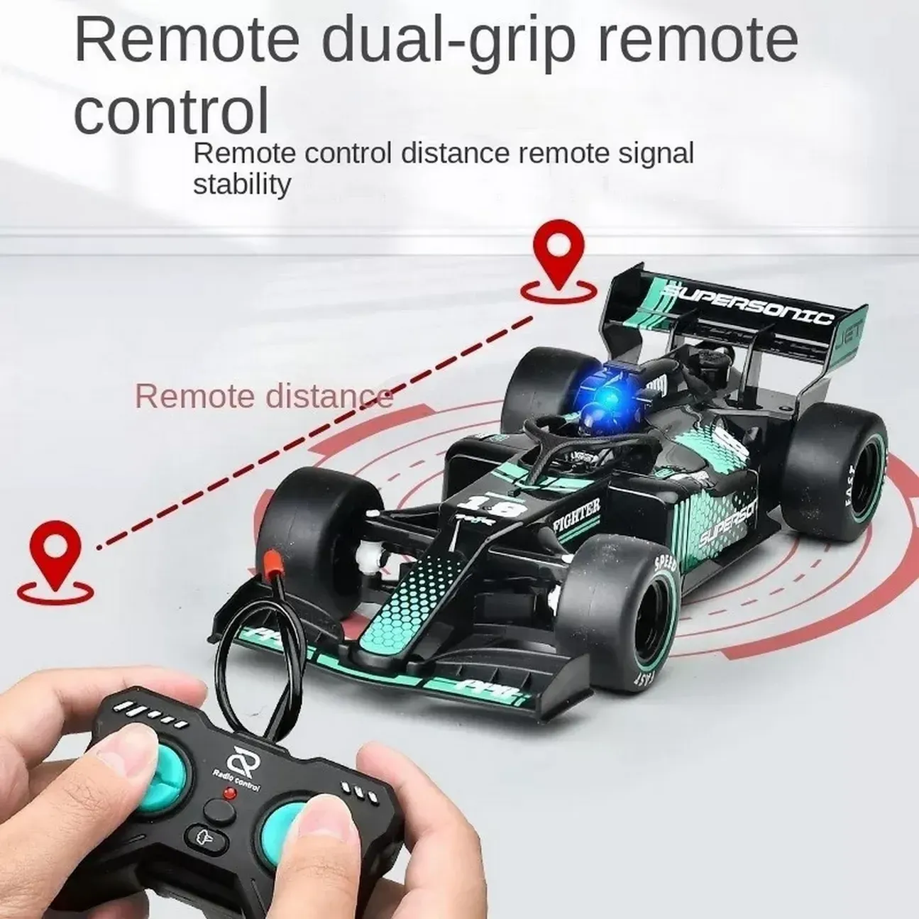 Carro Formula 1 F1 Carreras Recargable Con Control Remoto