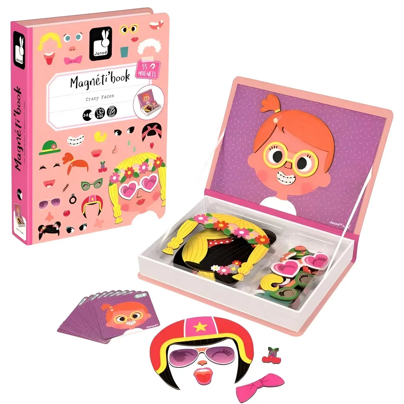 Libro Magentico Juego De Vestir Niña Face Puzzle Rompecabeza