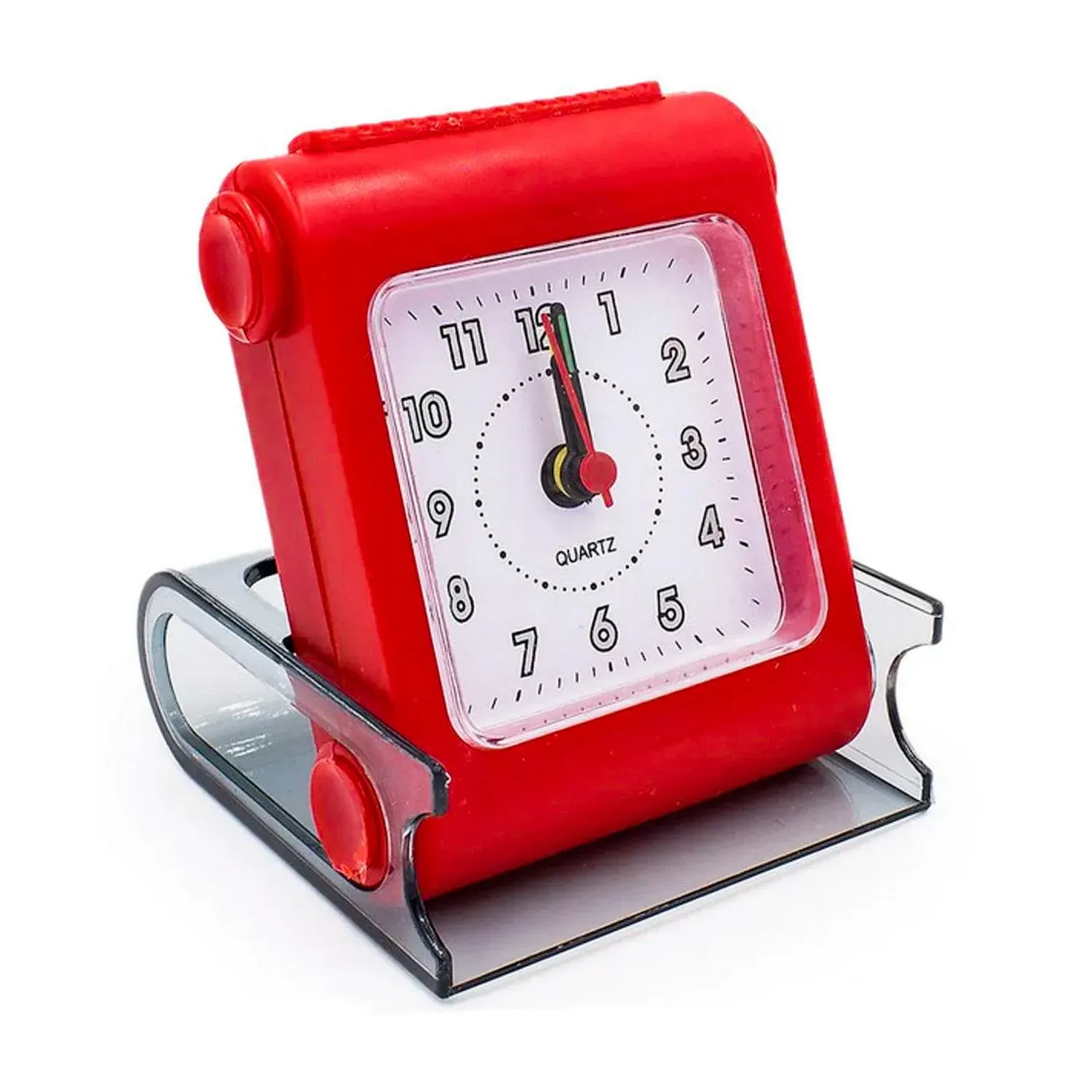 Reloj De Mesa Despertador Travelling Cuadrado 8160 + Bateria