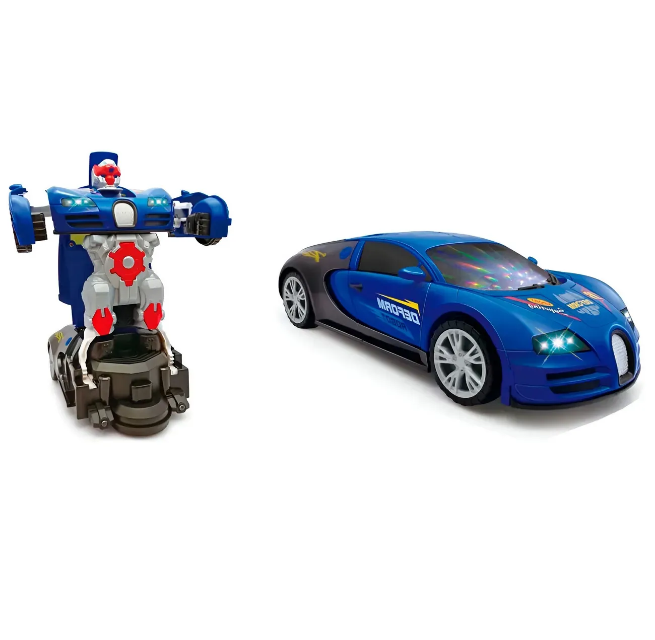 Carro Bugati Transformers Deportivo Juguete Niño + Baterias