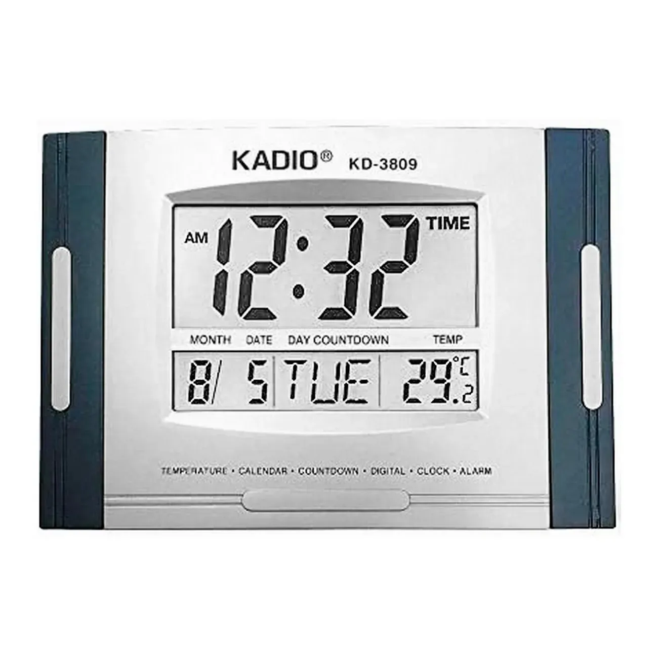 Reloj Kadio Termometro Alarma Digita Kd-3809n + Baterias