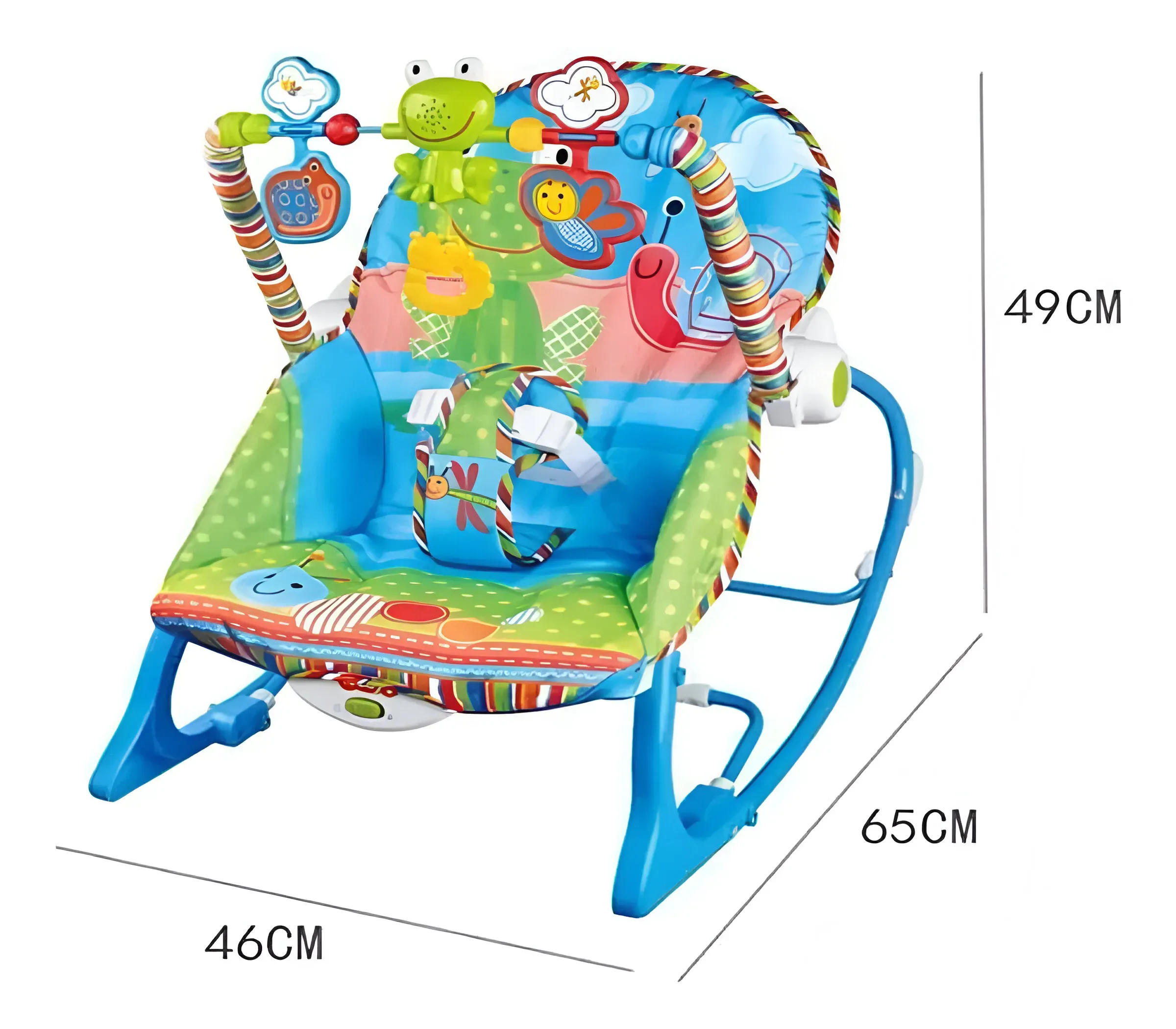 Silla Mecedora Vibradora Para Bebe Baby Musical Interactiva