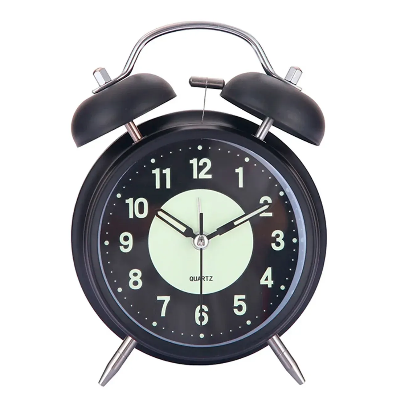 Reloj De Mesa Clasico Alarma Luminoso Decoracion + Bateria