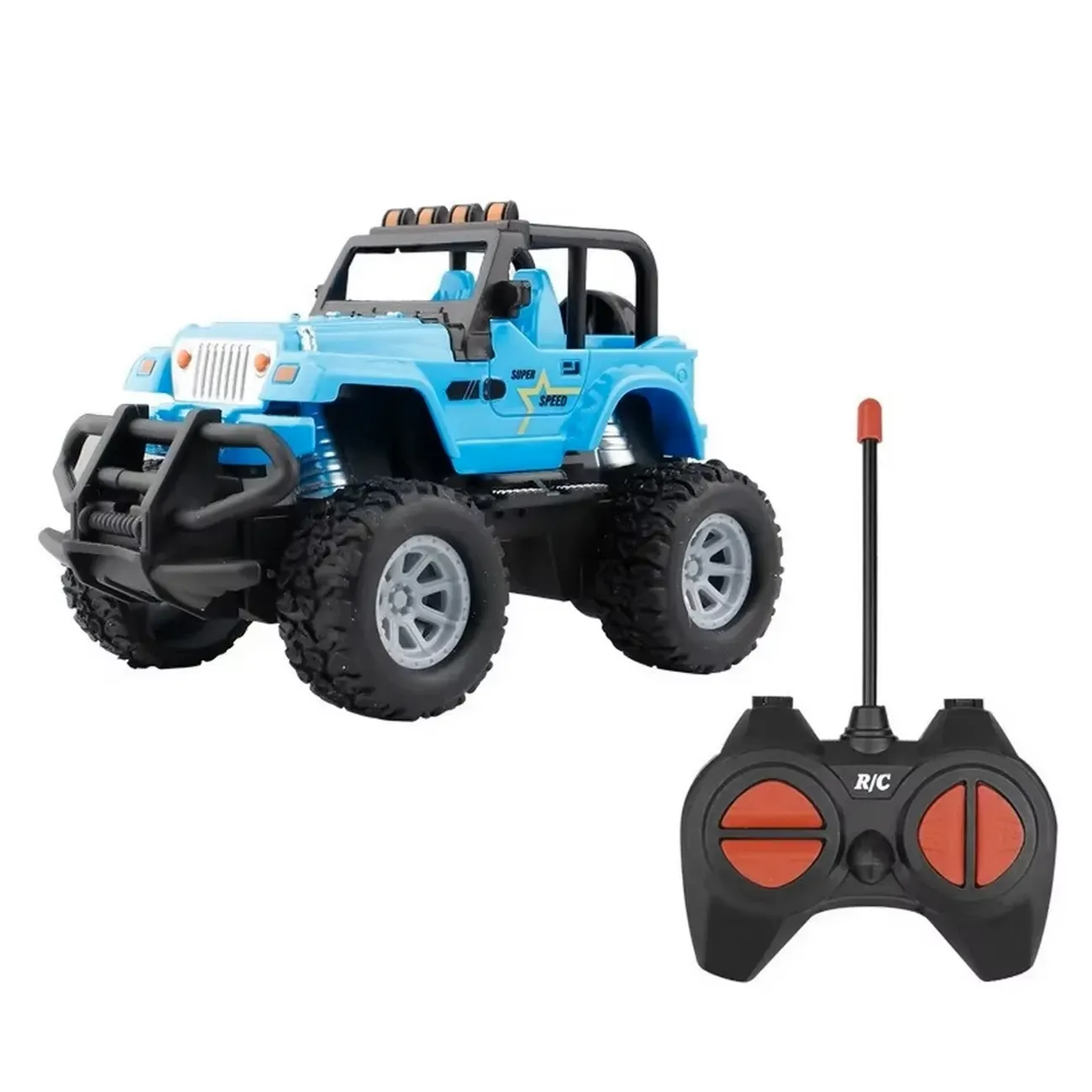 Carro Jeep Mini Con Control Remoto Juguete Niño + Bateria