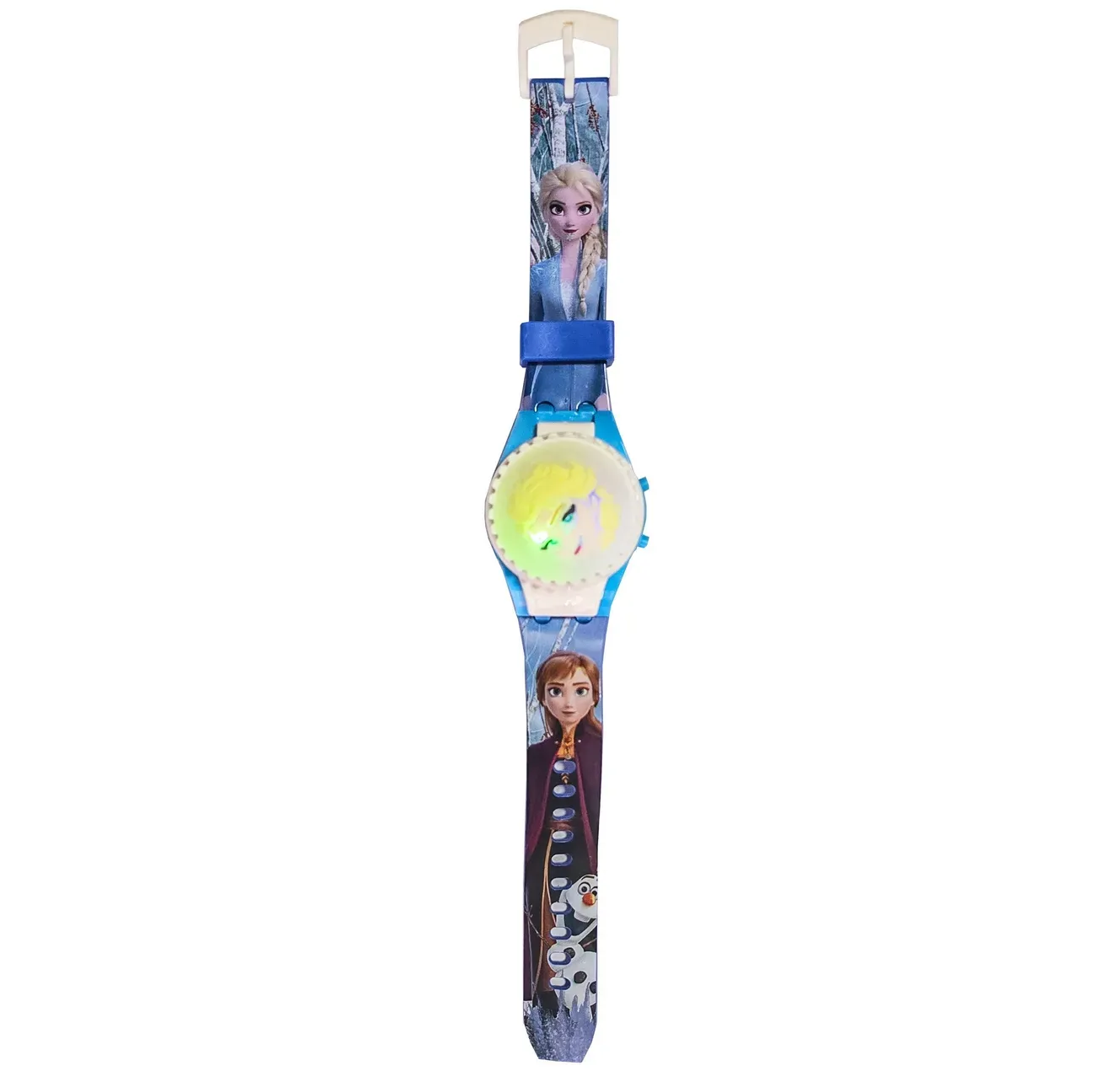 Reloj Niños Digital Frozen Elsa Luces Spinner Infantil Niñas