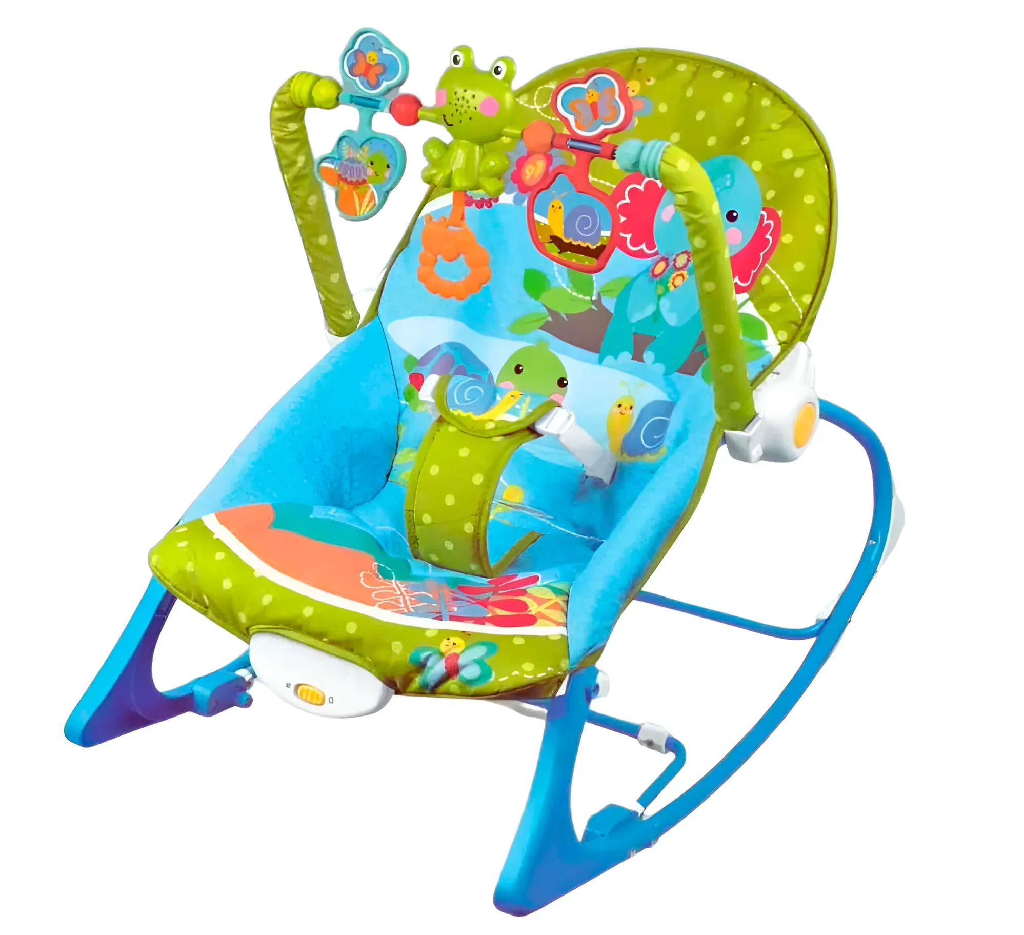 Silla Mecedora Vibradora Para Bebe Musical Interactiva Color