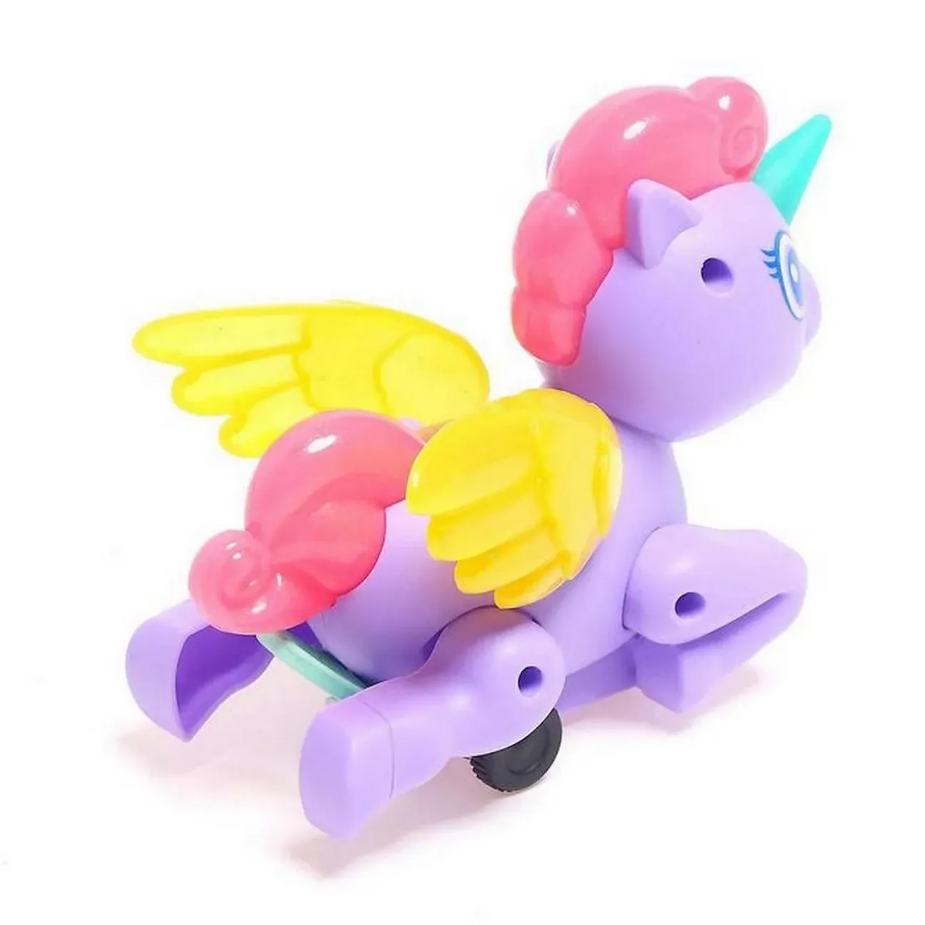 Carros De Cuerda Unicornio Pony Juguete Niñas X 4 Unidades