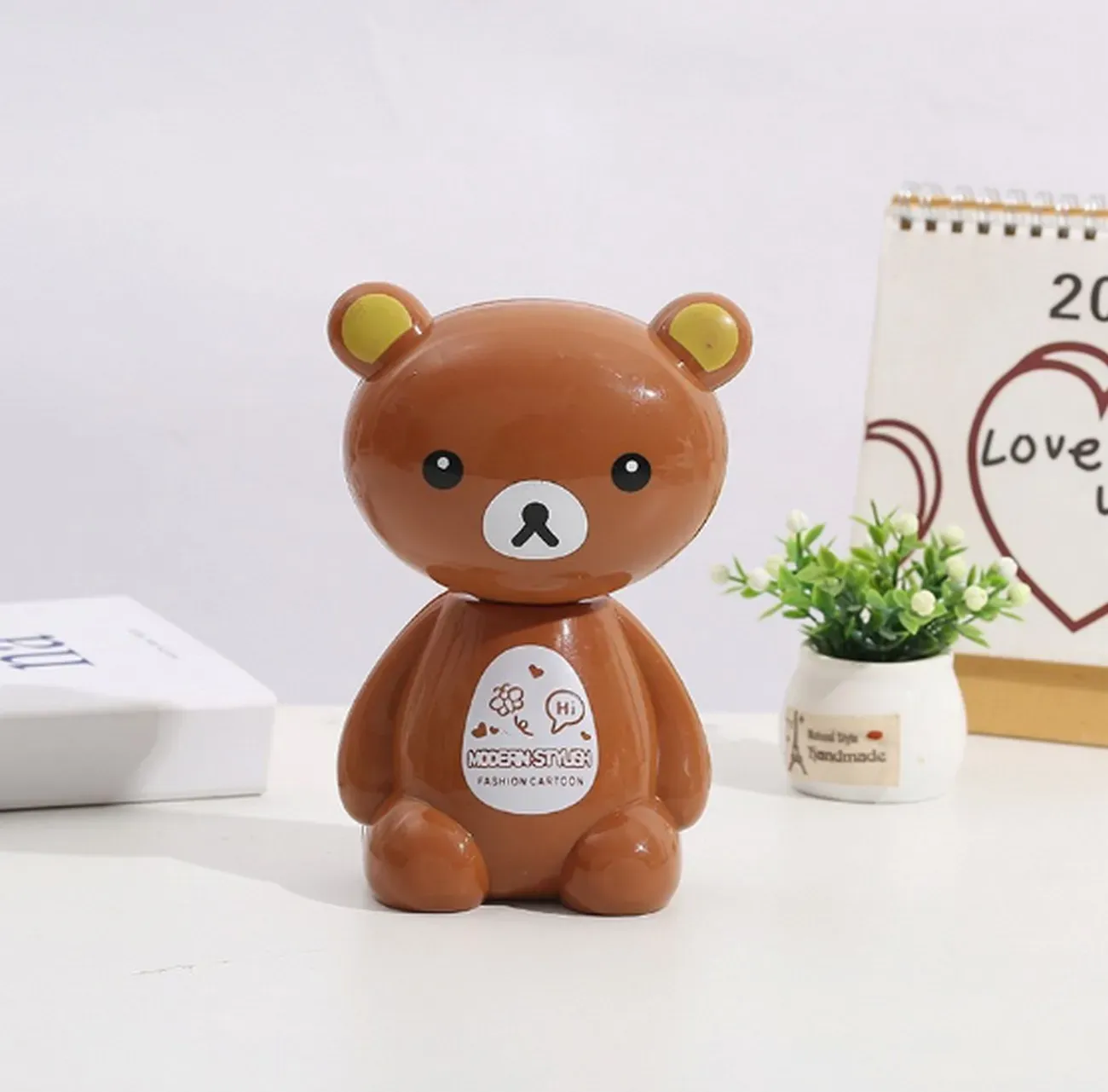 Lampara Oso Niños Recargable Escritorio Mesa Decorativa