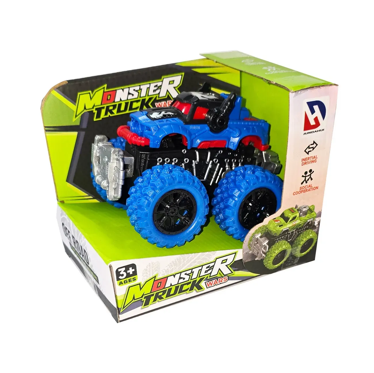 Carro Monster Truck Cuerda Racing Coleccionable Juguete Niño