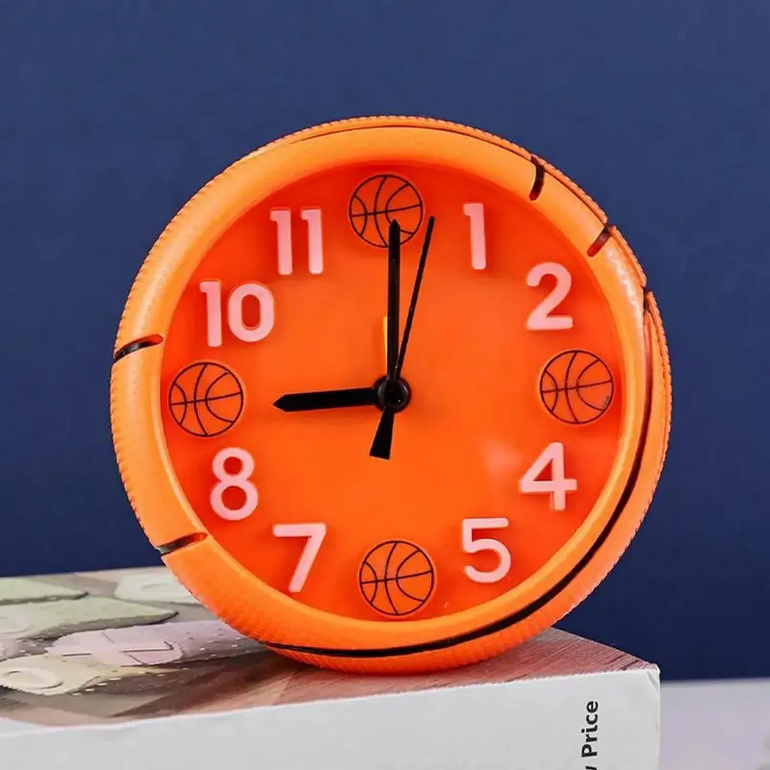 Reloj De Mesa Despertador Balon Baloncesto Unisex + Bateria