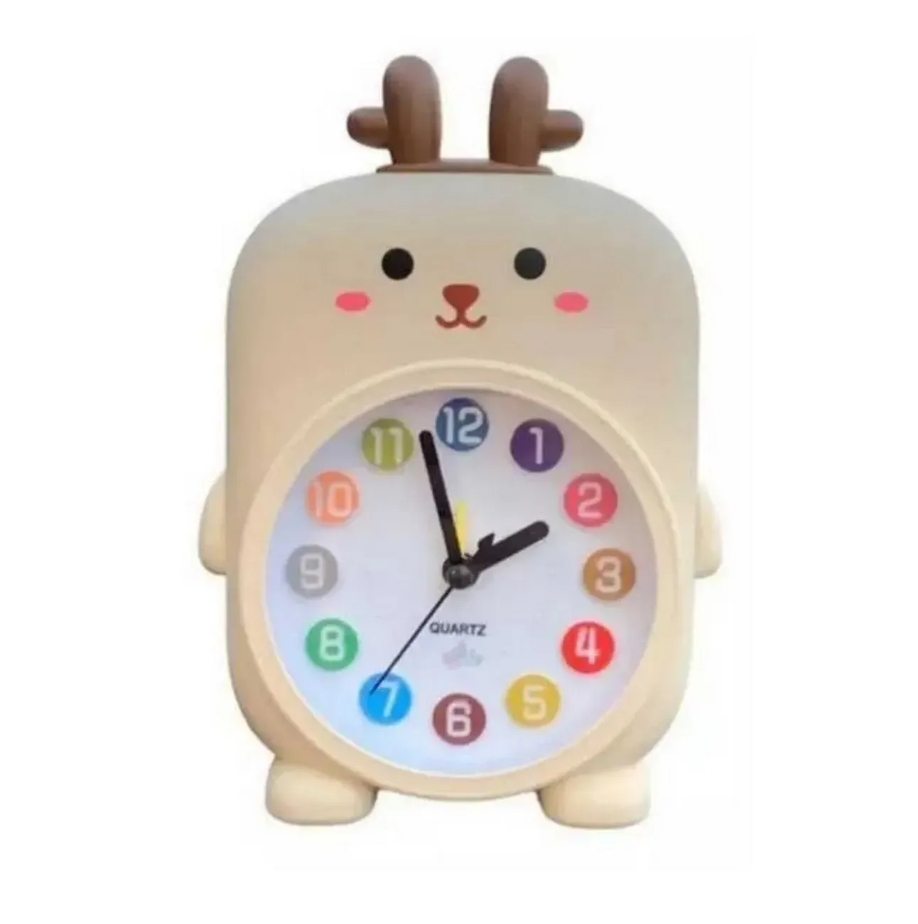 Reloj De Mesa Pared Para Niñas(o) Conejo Oso Alarma +bateria