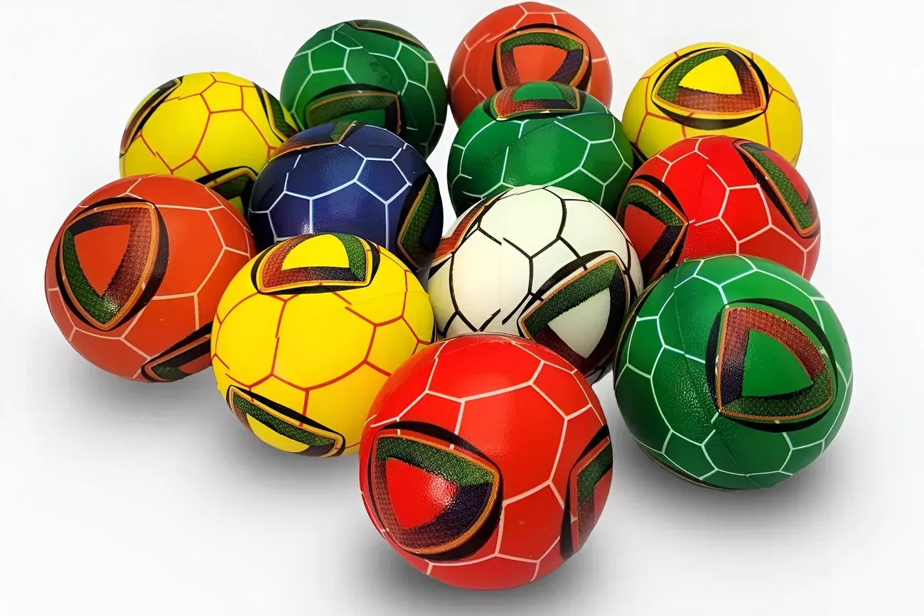 Pelotas Antiestres Futbol Soccer Mundial Color X 12 Unidades