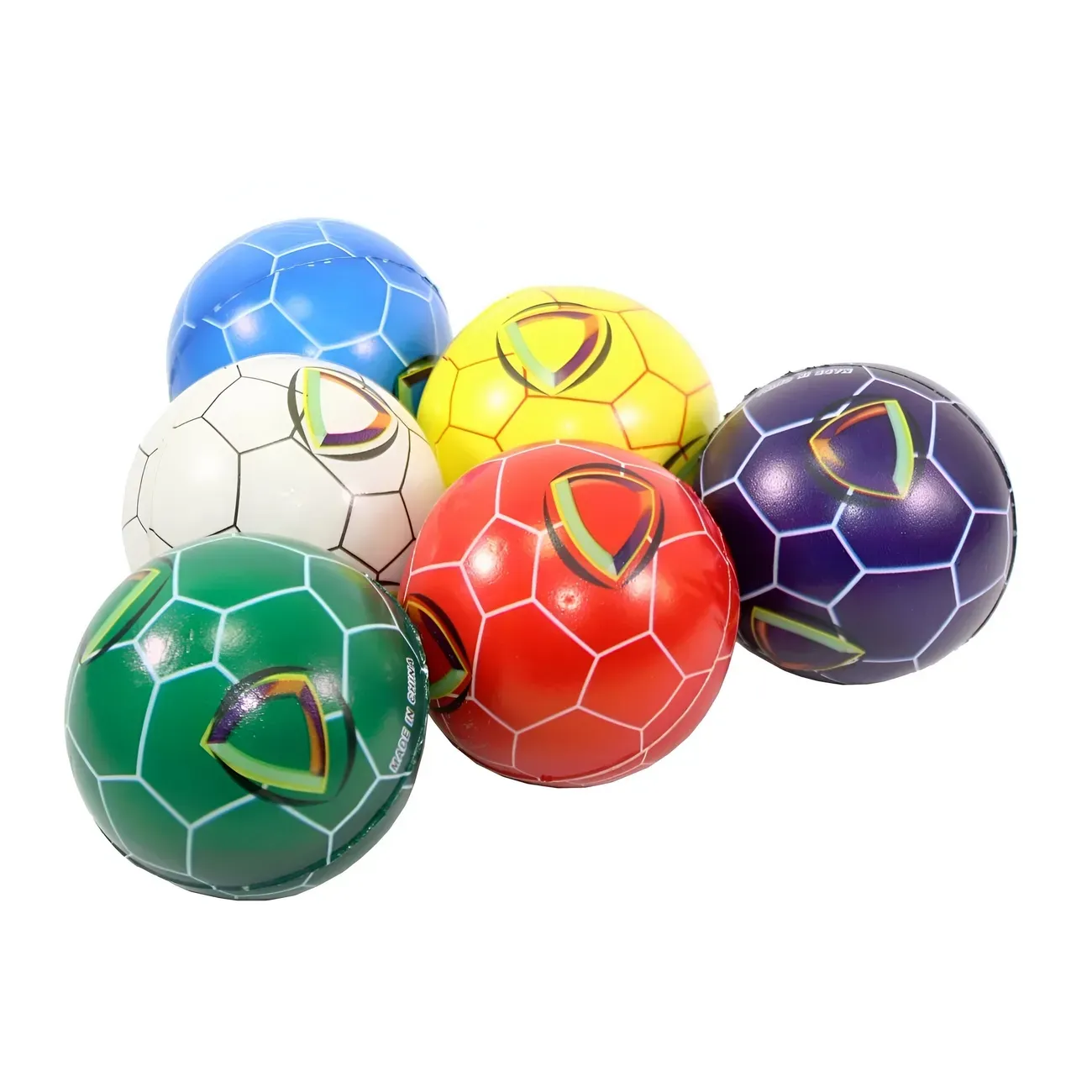 Pelotas Antiestres Futbol Soccer Mundial Color X 12 Unidades