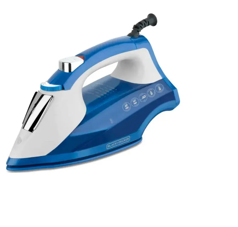 Plancha De Vapor Black And Decker Ir1866 Antiadherente Azul