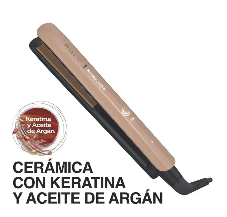 Plancha de Cabello REMINGTON S8599 Keratina Morado