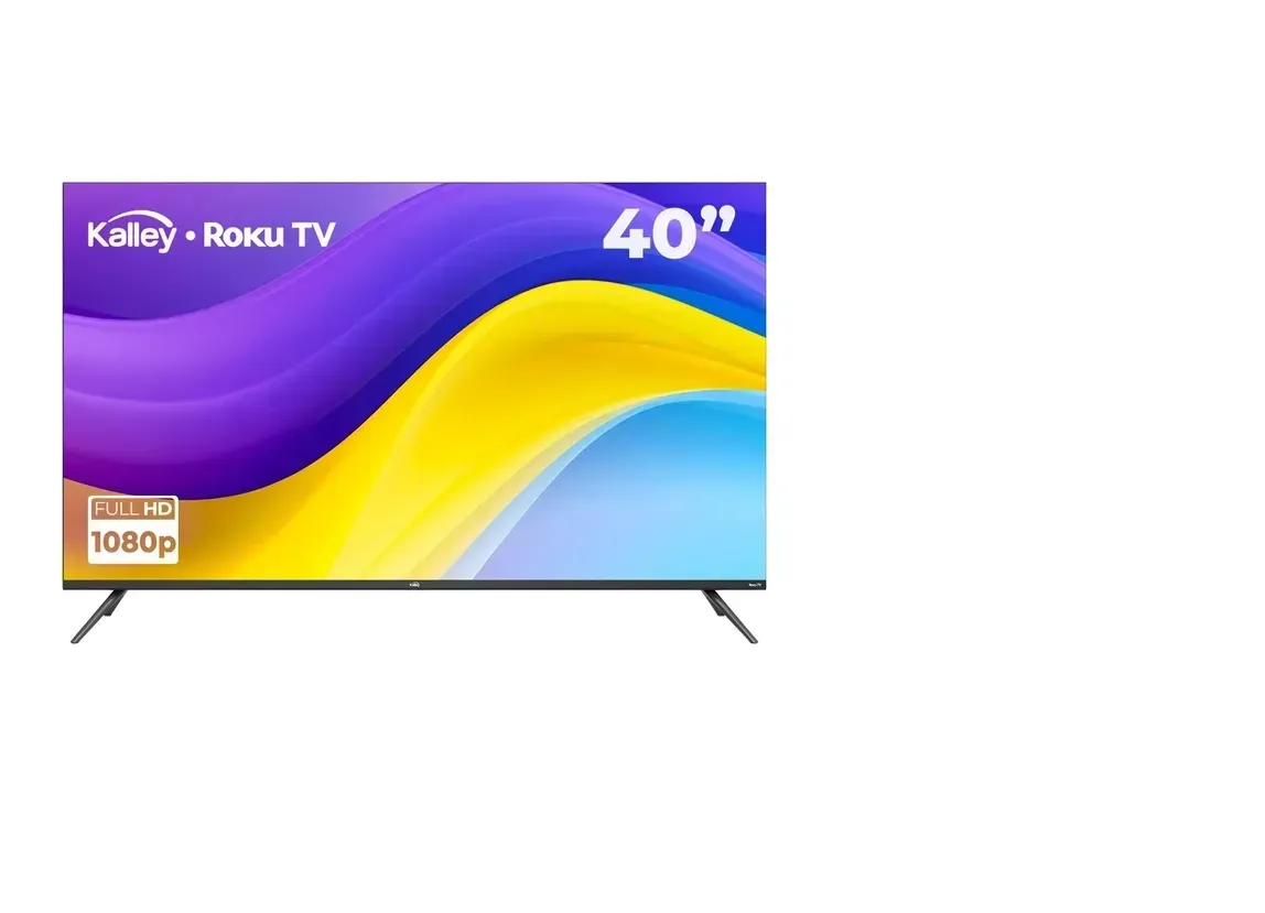 TV KALLEY 40" Pulgadas 102 cm K-RTV40FHD Smart TV Roku TV