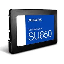 Disco Solido Ssd Adata 256gb Su650 520/450mbps 3d Nand 2.5 Color Negro