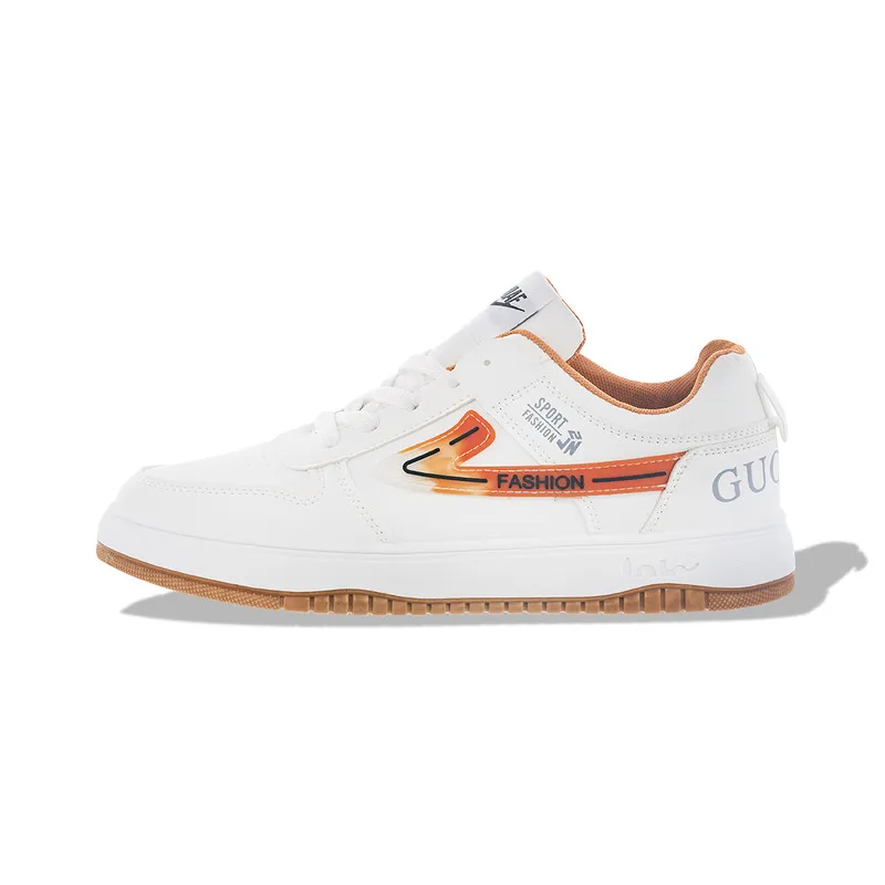 Tenis | Zapatillas | Calzado Deportivo Importado Blanco & Naranja F1