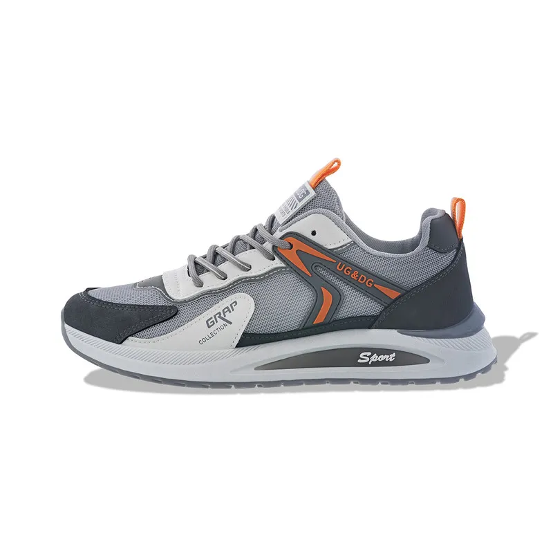 Tenis | Zapatillas | Calzado Deportivo Importado Gris & Naranja Quebec