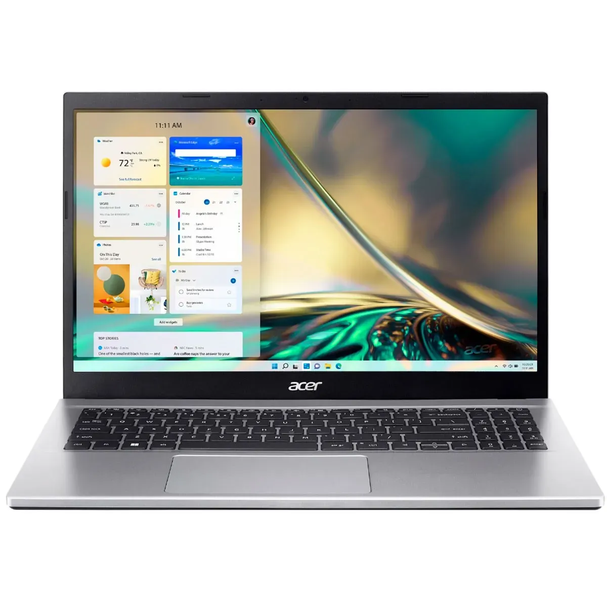  PORTATIL ACER A315- INTEL CORE I3 1215U - 8GB DDR4 - 512GB SSD - PANTALLA 15,6" FHD - PURE SILVER 