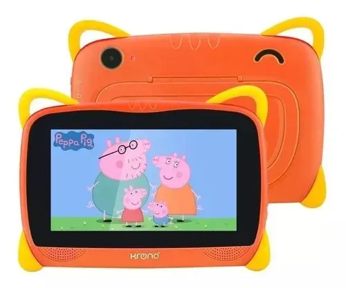 Tablet Para Niños 3gb De Ram X 32 Programas Didácticos Color Naranja