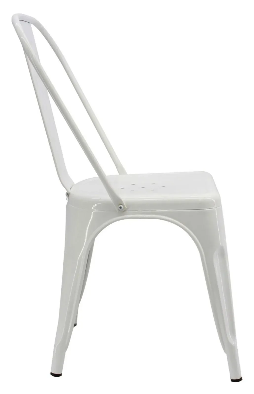 Silla Metalica Tolix Blanca +Garantia +Varios Usos 